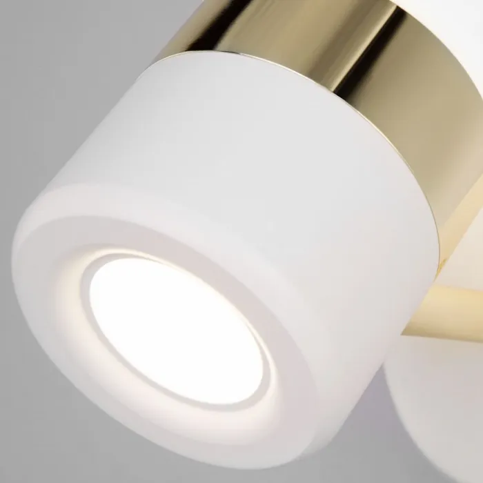 Бра Eurosvet Oskar 20165/1 LED золото/белый 9W от ImperiumLoft