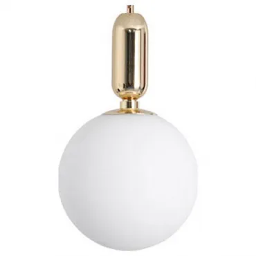 Подвесной светильник Arte Lamp Bolla-Sola A3034SP-1GO Цвет плафонов белый Цвет арматуры золото