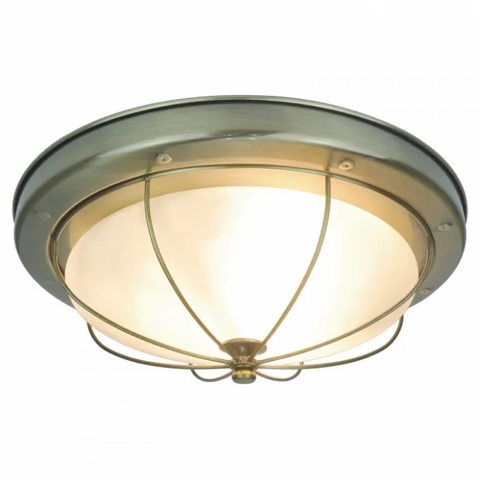 Накладной светильник Arte Lamp Porch A1308PL-3AB Цвет арматуры бронза Цвет плафонов белый от ImperiumLoft