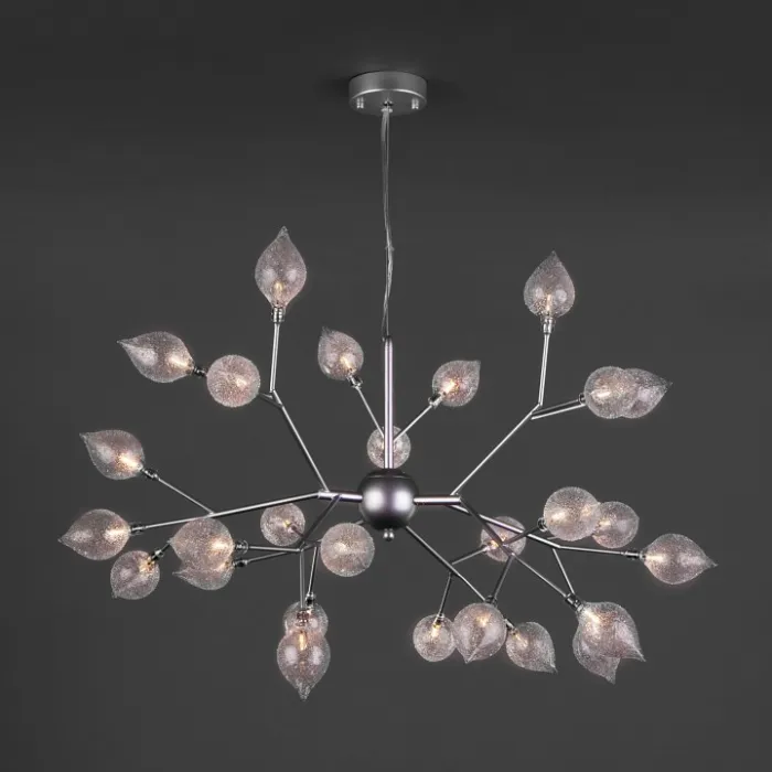 Подвесная люстра Bogate's Boccio 546 Цвет арматуры серебро Цвет плафонов прозрачный от ImperiumLoft