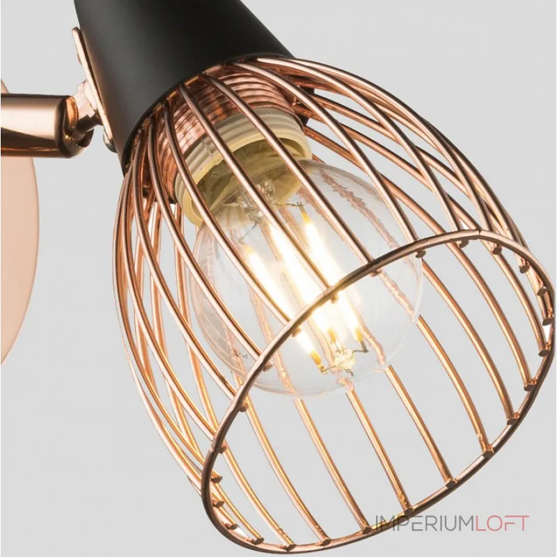 Спот Rivoli Insolito W1 CP Б0038135 Цвет арматуры медь Цвет плафонов медь