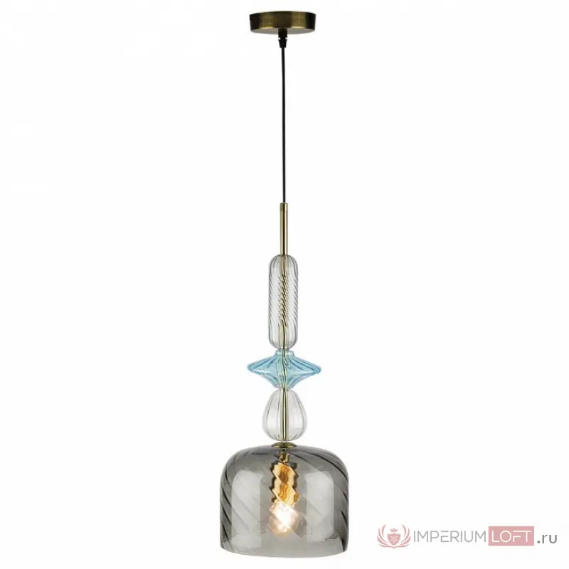 Подвесной светильник Loft it Candy 2 10037C Цвет арматуры золото Цвет плафонов серый от ImperiumLoft