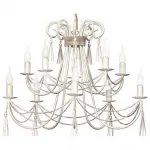 Подвесная люстра Nowodvorski Twist White 4985 цвет арматуры белый от ImperiumLoft