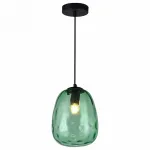 Подвесной светильник TopLight Lillian TL1219H-01GR Цвет арматуры черный Цвет плафонов зеленый от ImperiumLoft