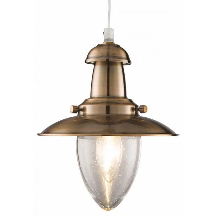 Подвесной светильник Arte Lamp Fisherman A5518SP-1RB Цвет арматуры бронза Цвет плафонов прозрачный от ImperiumLoft