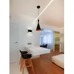 Накладной светильник Lightstar Muro 808627 Цвет арматуры хром Цвет плафонов черный от ImperiumLoft