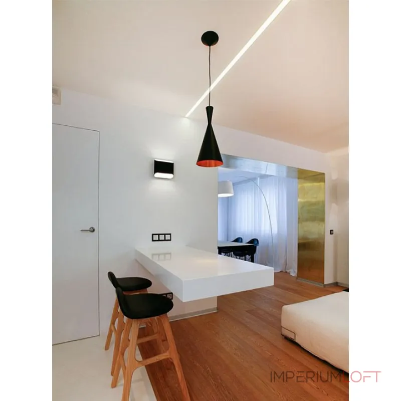 Накладной светильник Lightstar Muro 808627 Цвет арматуры хром Цвет плафонов черный