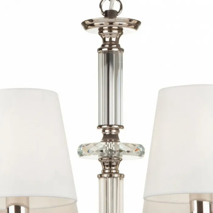 Подвесная люстра Maytoni Riverside MOD018PL-08CH Цвет арматуры хром Цвет плафонов белый от ImperiumLoft