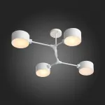 Люстра на штанге EVOLUCE Gimento SLE183502-04 Цвет арматуры белый Цвет плафонов белый от ImperiumLoft