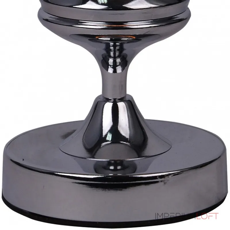 Настольная лампа декоративная Arte Lamp Anna maria A4280LT-1CC Цвет арматуры хром Цвет плафонов серый