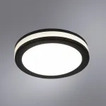 Встраиваемый светильник Arte Lamp Tabit A8430PL-1BK Цвет арматуры Черный Цвет плафонов Белый от ImperiumLoft