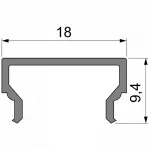 Профиль накладной  Deko-Light H-01-12 984024
