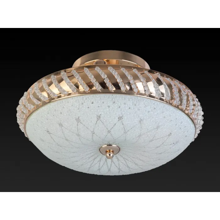 Светильник на штанге TopLight Loreen TL1490Y-03GC Цвет арматуры золото Цвет плафонов белый от ImperiumLoft