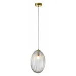 Подвесной светильник Newport 614 6144/S gold/clear цвет арматуры золото цвет плафонов прозрачный от ImperiumLoft