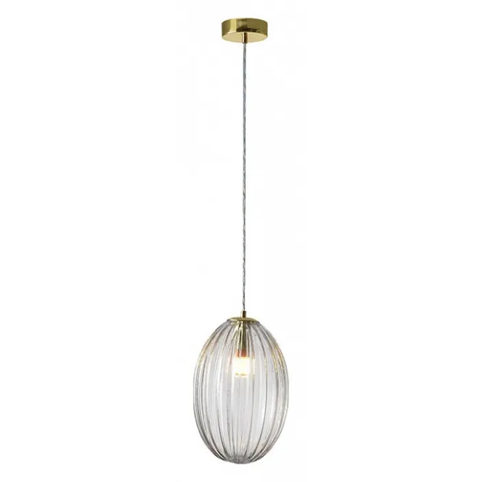 Подвесной светильник Newport 614 6144/S gold/clear цвет арматуры золото цвет плафонов прозрачный от ImperiumLoft