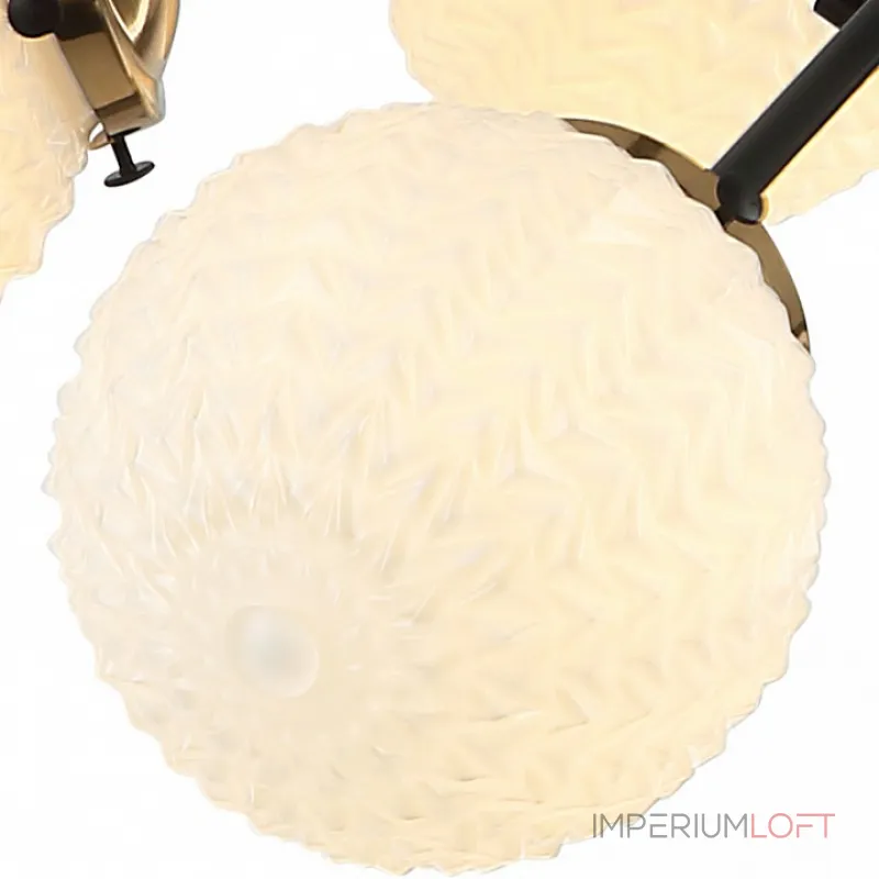 Люстра на штанге Stilfort Sinus 2140/01/06P Цвет плафонов белый Цвет арматуры черный