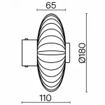 Бра Maytoni Modern 1 MOD555WL-L4CH4K от ImperiumLoft Бра Maytoni Modern 1 MOD555WL-L4CH4K от ImperiumLoft