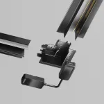 Соединитель угловой L-образный для треков встраиваемых Maytoni Accessories for tracks Radity TRA084CL-12B от ImperiumLoft