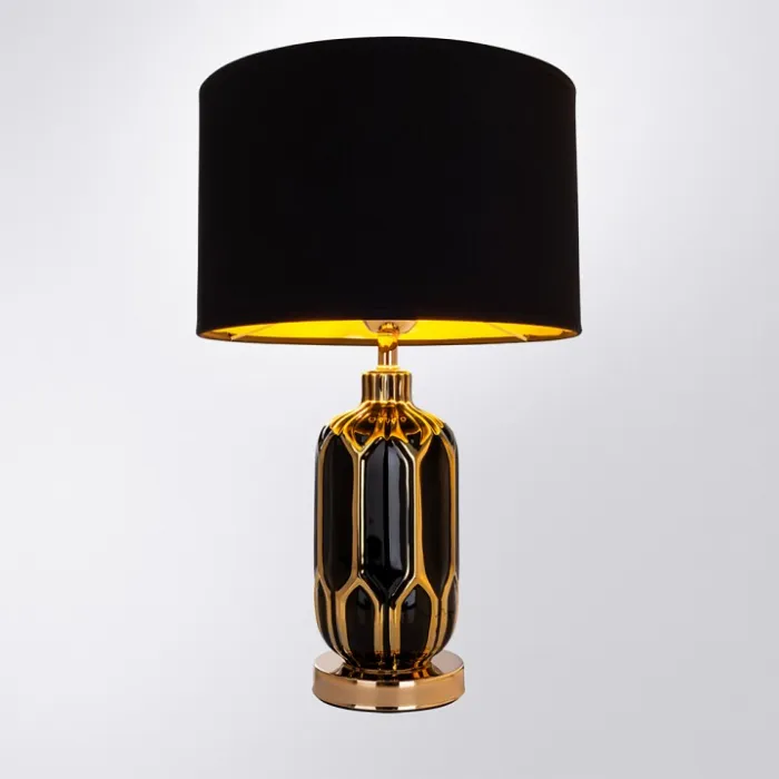 Настольная лампа декоративная Arte Lamp Revati A4016LT-1BK Цвет арматуры Черный Цвет плафонов Черный от ImperiumLoft
