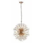 Подвесная люстра Lussole Shelby LSP-8385 Цвет арматуры бронза Цвет плафонов прозрачный