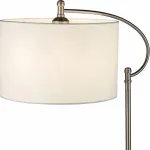 Настольная лампа декоративная Arte Lamp A2999LT-1SS Цвет арматуры серебро Цвет плафонов белый