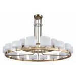 Люстра на штанге Newport 4330 4338+16/C gold 