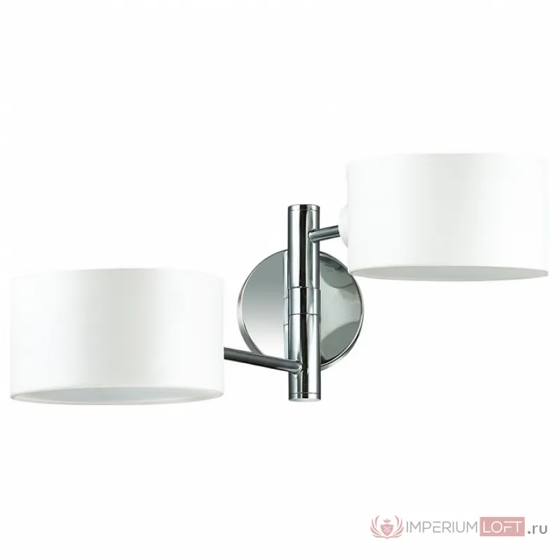 Бра Lumion Ashley 3742/2W Цвет арматуры хром Цвет плафонов белый от ImperiumLoft