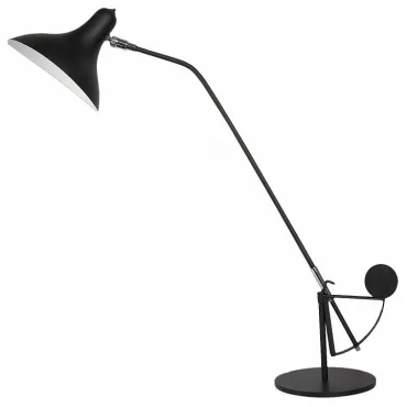 Настольная лампа офисная Lightstar Manti 764907 Цвет арматуры черный Цвет плафонов черный от ImperiumLoft