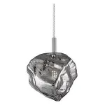 Подвесной светильник Zumaline Rock P0488-01F-F4FZ Цвет арматуры хром Цвет плафонов серый от ImperiumLoft