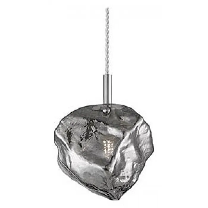 Подвесной светильник Zumaline Rock P0488-01F-F4FZ Цвет арматуры хром Цвет плафонов серый от ImperiumLoft