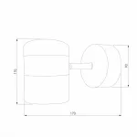 Бра Eurosvet Oskar 20165/1 LED золото/белый 9W от ImperiumLoft