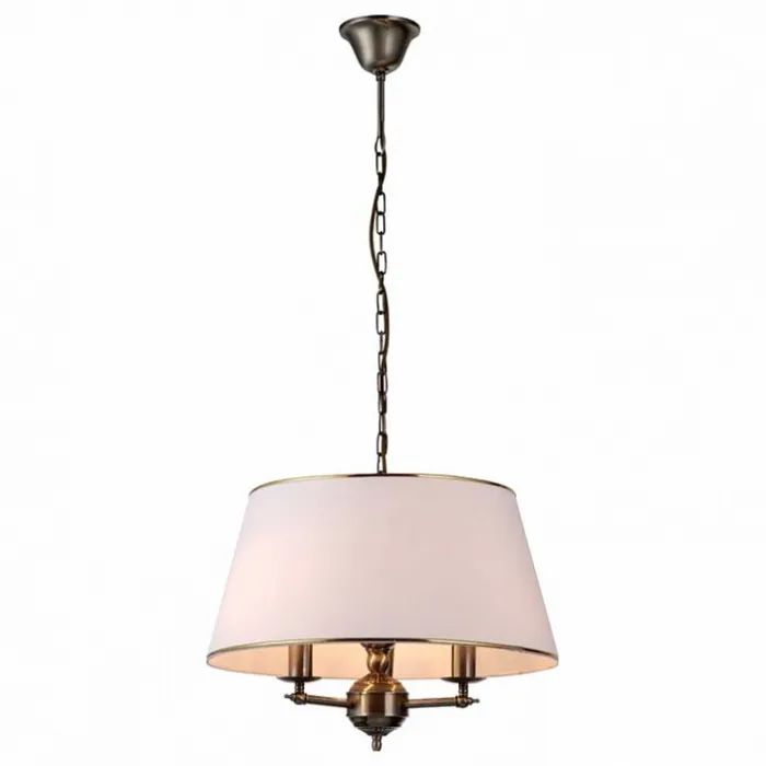 Подвесной светильник Arte Lamp Alice A3579SP-3AB Цвет арматуры бронза Цвет плафонов кремовый от ImperiumLoft