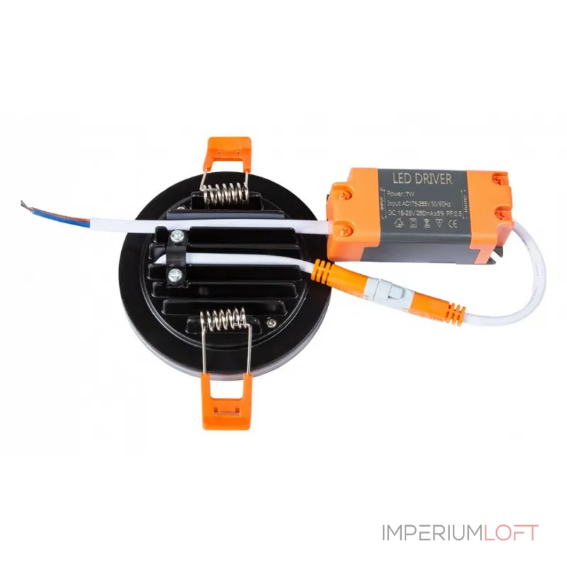 Встраиваемый светильник Arte Lamp Tabit A8430PL-1BK Цвет арматуры Черный Цвет плафонов Белый от ImperiumLoft Встраиваемый светильник Arte Lamp Tabit A8430PL-1BK Цвет арматуры Черный Цвет плафонов Белый от ImperiumLoft