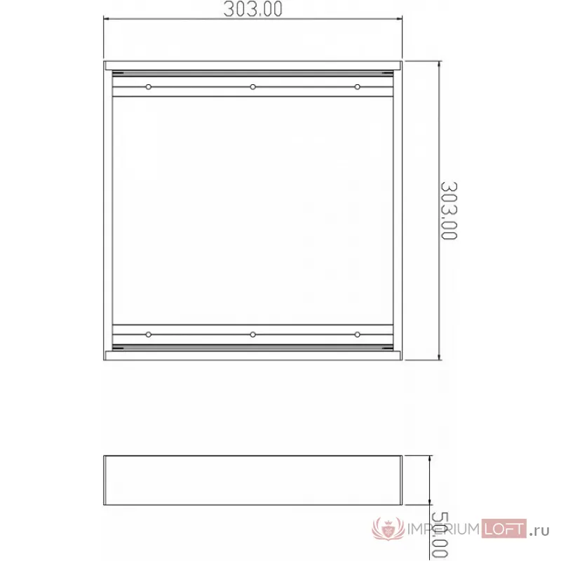 Рамка на 1 светильник Deko-Light 930167 Цвет арматуры белый от ImperiumLoft