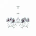 Подвесная люстра Lamp4You Classic 19 E3-07-WM-LMP-O-13-CRL-E3-07-GR-UP Цвет плафонов белый от ImperiumLoft
