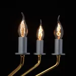 Люстра на штанге MW-Light Атмосфера 699011008 Цвет арматуры золото Цвет плафонов белый от ImperiumLoft