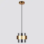 Подвесной светильник Ambrella Traditional 2 TR3645 Цвет арматуры золото Цвет плафонов серый от ImperiumLoft