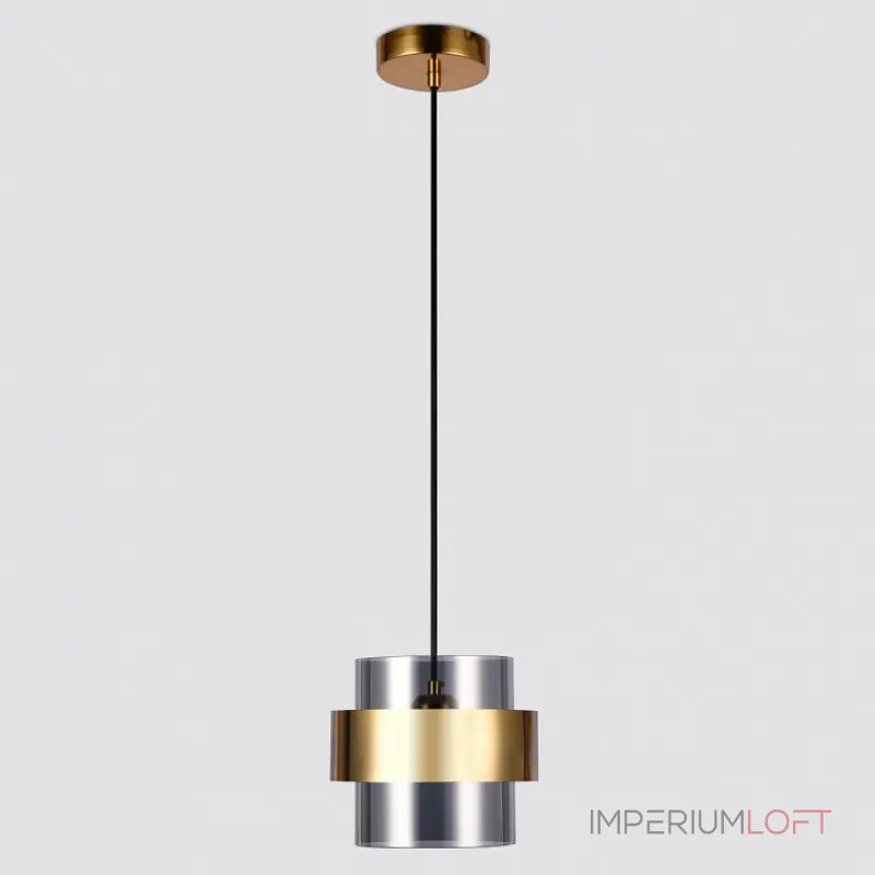 Подвесной светильник Ambrella Traditional 2 TR3645 Цвет арматуры золото Цвет плафонов серый