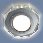 Встраиваемый светильник Elektrostandard 2226 a044293 Цвет арматуры серебро Цвет плафонов прозрачный от ImperiumLoft