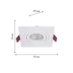 Встраиваемый светильник Favourite Lamppu 4542-1C от ImperiumLoft