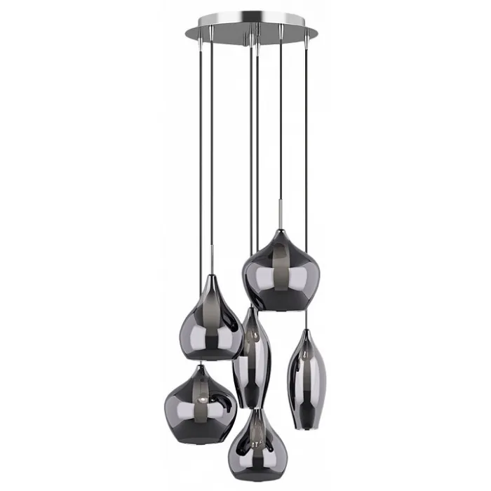 Подвесной светильник Lightstar Pentola 803067 Цвет арматуры хром Цвет плафонов серый от ImperiumLoft
