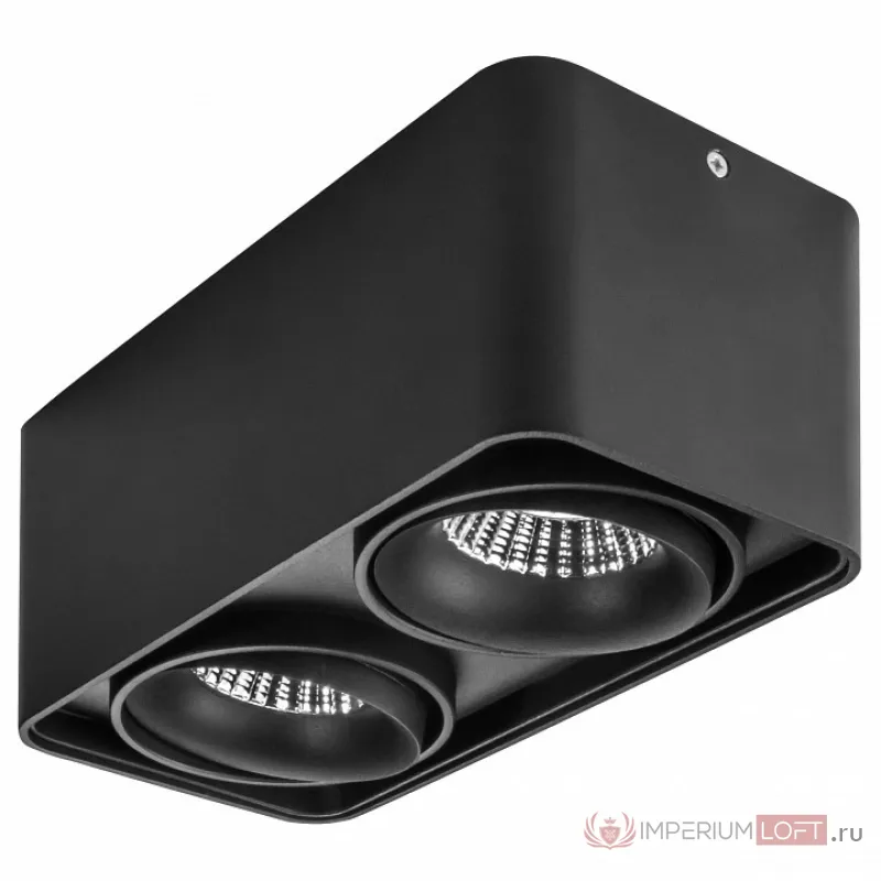 Накладной светильник Lightstar Monocco 212527 Цвет плафонов черный Цвет арматуры черный от ImperiumLoft