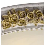 Накладной светильник Arte Lamp Torta A7103PL-3WG Цвет арматуры золото Цвет плафонов белый от ImperiumLoft