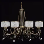 Подвесная люстра MW-Light Моника 11 372013508 Цвет арматуры бронза Цвет плафонов бронза от ImperiumLoft