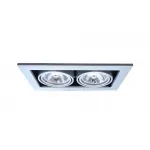 Встраиваемый светильник Arte Lamp Technika 2 A5930PL-2SI Цвет арматуры серебро Цвет плафонов серебро от ImperiumLoft