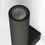 Бра с подсветкой Eurosvet Pitch 40020/1 LED черный/латунь от ImperiumLoft