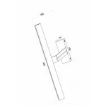 Подсветка для зеркала Maytoni Decart MIR010WL-L12W4K от ImperiumLoft