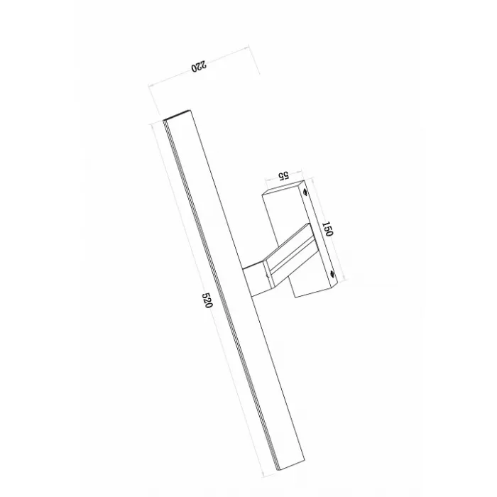 Подсветка для зеркала Maytoni Decart MIR010WL-L12W4K от ImperiumLoft