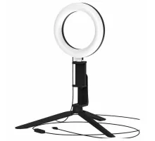 Настольная лампа офисная Gauss Ring Light RL001 Цвет плафонов черный