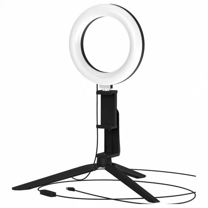 Настольная лампа офисная Gauss Ring Light RL001 Цвет плафонов черный от ImperiumLoft